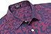 Coofandy Men's Fashion Print Casual Long Sleeve Button Down Shirt
