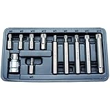 Inserto XZN KS Tools 10mm M8 - Per Avvitatori, Acciaio Nichelato, 30mm Lunghezza - Foto 2