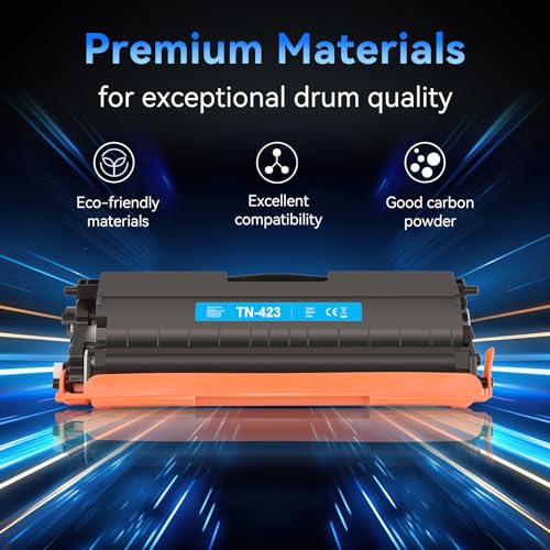 myCartridge SUPCOLOR TN423 MFC-L8690CDW Toner Compatible with Brother TN-423 TN423 for Brother MFC-L8690CDW MFC-L8900CDW HL-L8260CDW HL-L8360CDW DCP-L8410CDW MFC-L8690CDW Toner (4 Pack)