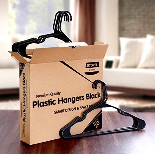 1 Utopia+Home+Standard+Plastic+Hangers