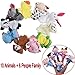 Awkli® 16PCS Finger Puppets Set Novelty Educational Toys for Children Story Time, Shows, Playtime, Schools Including 10 Animals + 6 People Family Members for Kids