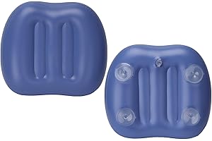 AQEENURA Upgraded Hot Tub Booster Seat for Adults, with Non-Slip Bottom and Inflatable Design or, Spa Booster Seat for Hot Tub (Including Inflatable), Pool, Bathtub (2 PCS)