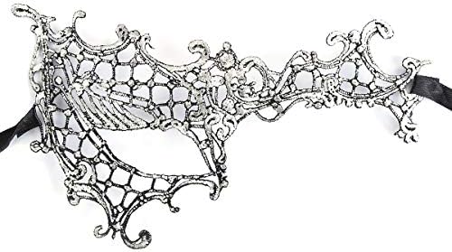FaceWood Masquerade Mask for Women Ultralight Handmade Lace Mask Venetian Party Prom Ball