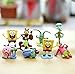 Spongebob Figures | Cake topper | 8 Figure Action Set |  Squidward Plankton Patrick Sandy Gary + Sponge Bob STICKERS By ToysOutLet_USA