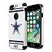 iPhone 7 Case, iPhone 6 / 6S Case, Capsule-Case Hybrid Dual Layer Silm Defender Armor Combat Case Brush Texture Finishing for Apple iPhone 7 / iPhone 6S / iPhone 6 - (Cowboy)