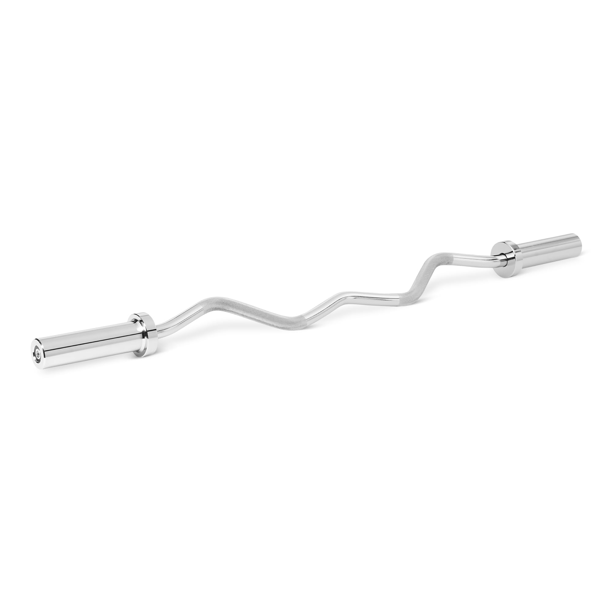 Photo 1 of ***SIMILAR ITEM**** Amazon Basics Olympic 2-Inch Curl Barbell Bar, 47", Chrome