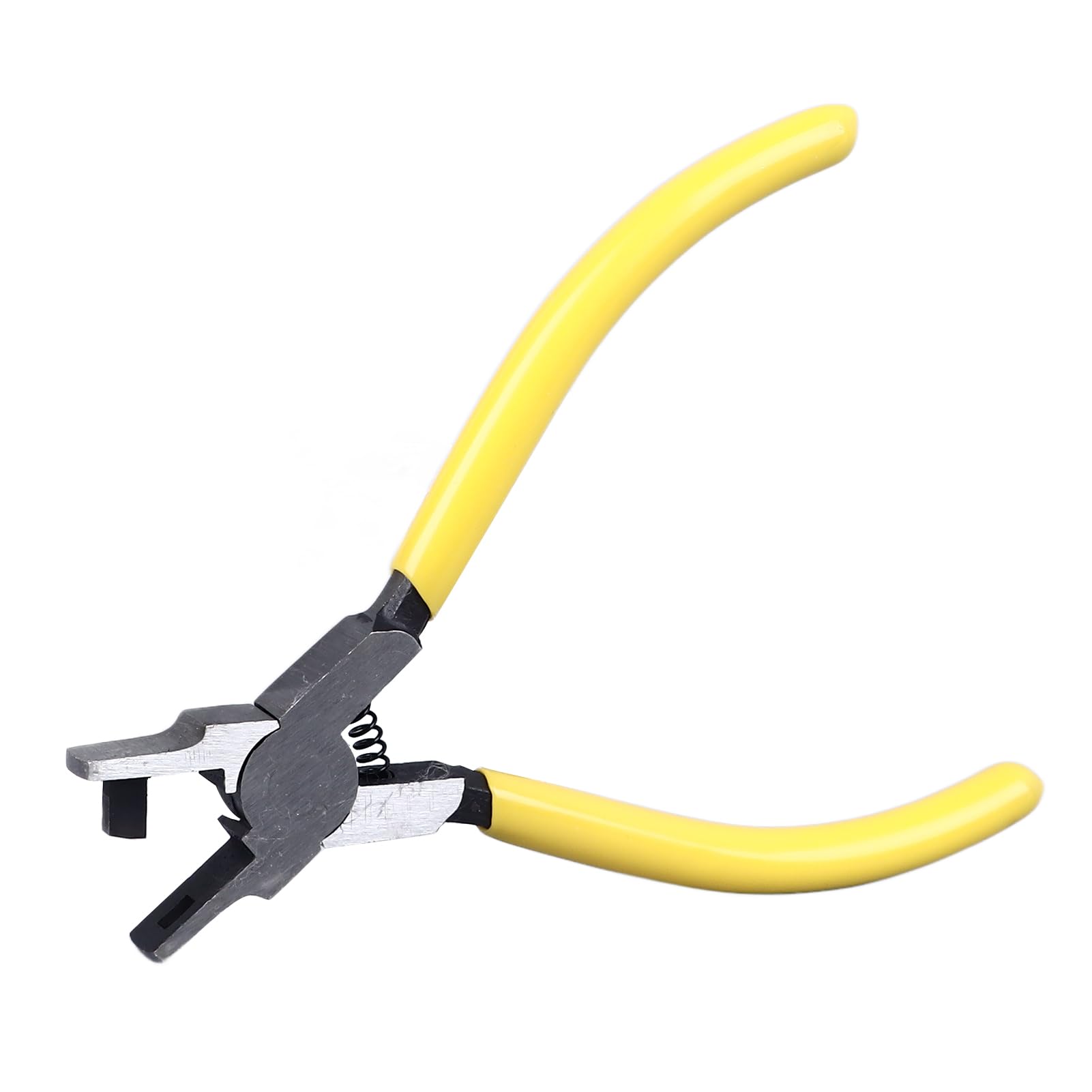 Watch Strap Hole Punch Tool for Leather and Silicone Straps, Adjustable Slot Carbon Steel Punch Pliers for Watch Band Replacement