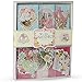 PICKME Greeting Card Making Kit DIY, Handmade Card Making Kits for Adults & Kids, Beautiful Floral Assortment of Art Characters with Envelopes, Create Your Personalized Birthday Card & Thank You Card