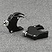 XFMT Detachable Windshield Clamps Compatible with Harley (49mm - Black)