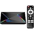 Android 14 TV Box,2025 Android TV Box Octa-core Cortex A55N CPU WIFI6 2.4G/5G 1000M Ethernet Support 4K 8K HD Bluetooth USB3.0 H.265 3D Smart Box 2GB 16GB