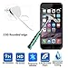 Screen Protector for IPHONE 5 5C 5S SE Tempered Glass Ultra Clear 99.9% Transparency World’s Thinnest 9H Hardness laser cut Max Screen Protection