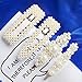 Pearl Hair Clips for Women Girls -La'prado 4pcs Large Bows/Clips/Ties for Birthday Valentines Day Gifts Bling Hairpins Headwear Barrette Styling Tools Accessories