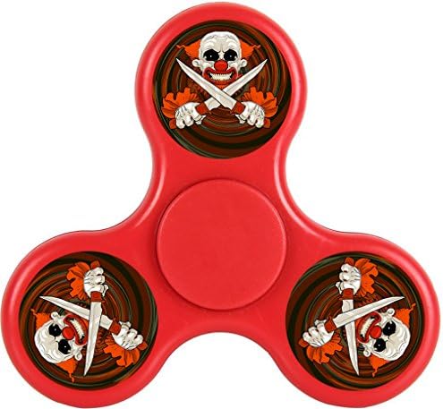 BIRseP Creepy Clown with Knife Fidget Spinner Finger Toy Great Durable Bearing Hand Spinner EDC Spinning Top ADHD Focus Anxiety Stress Relief Killing Time Toys