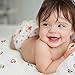 Innoo Tech Soft and Cozy Baby Receiving Large Swaddle Blankets, 100 Percent Muslin Cotton, (48x 48 Inch) - 4 Pack