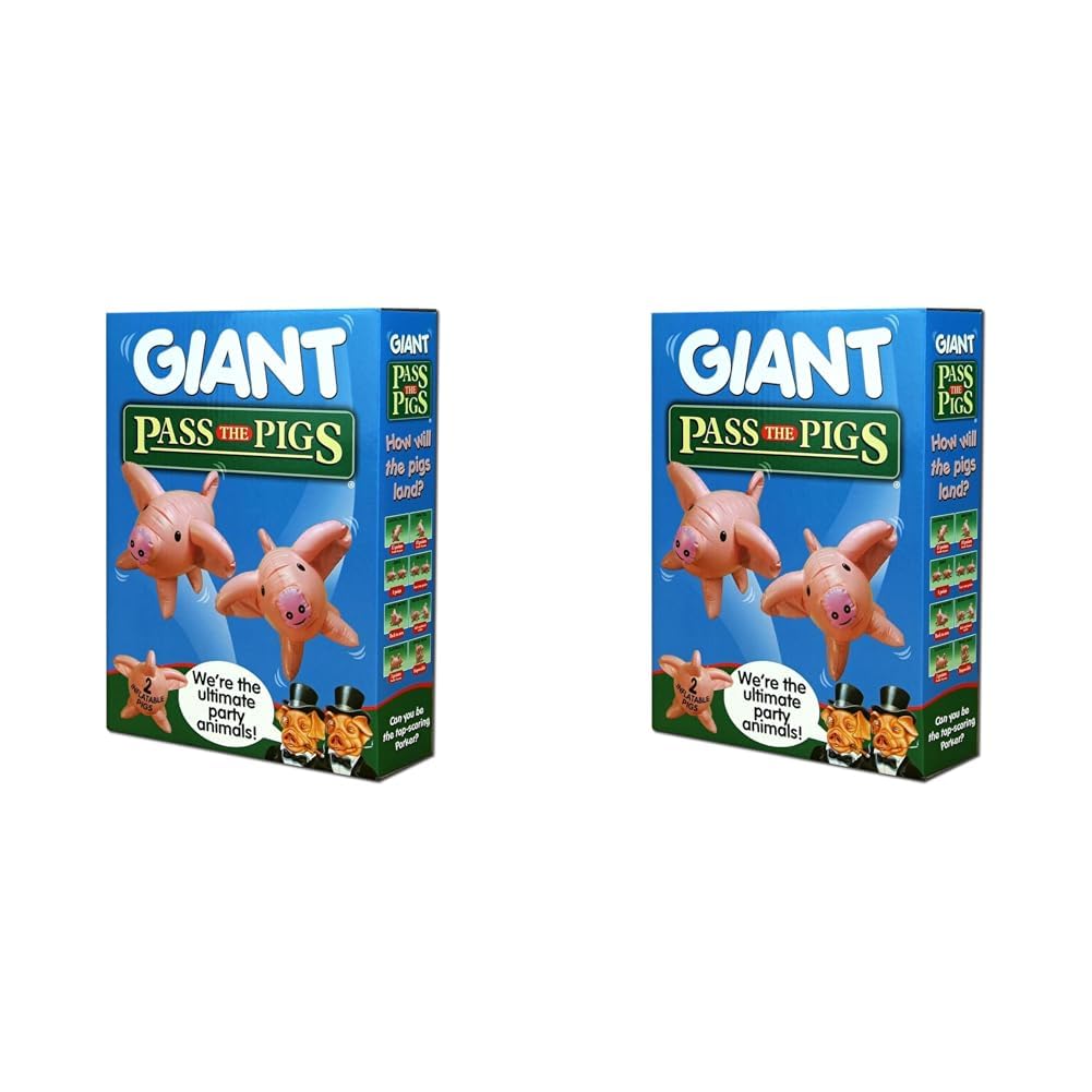 PASS THE PIGS Giant Dice Game (Pack of 2)