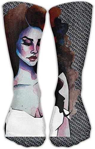 Lana_Del_Rey_ Casual Fashion Crew Tube Socks Sports Unisex