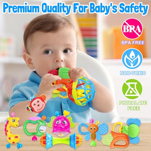 Baby Rattle Toys Baby Boy Toys Months Baby Rattles Toys For 0-6