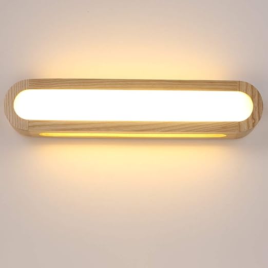 hbvan led lampara de pared interior apliques de pared madera regulable luces de pared iluminacion de pared para sala de estar dormitorio escaleras