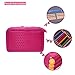 Newcomdigi 72 Inserting Super Large Capacity Multi-layer Students Pencil Case Pen Bag Pouch Stationery Case Makeup Cosmetic Case Bag(rose red)