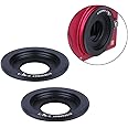 Wixine 2Pcs C-M4/3 Black Magic C Mount TV Lens to BMPCC Adapter MFT Micro 4/3 Camera