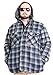 Woodland Supply Co. Men's Plaid Hooded Button Up Sherpa Lined Shirt Jacket