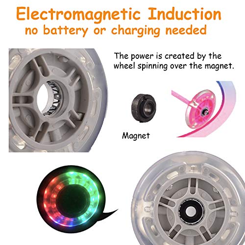 Todos Aman Flashing LED Skip Wheel, Cool Fun Game, Sports, Exercise, Balance Training for Both Adults and Kids, Great Gift Choice (2-Pack, Random) - Thumbnail 2