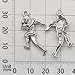 Youdiyla 60PCS Football Theme Charms Collection - Mixed Antique Silver Rugby Player Helmet Metal Alloy Pendants for Jewelry Making DIY Findings (M131)