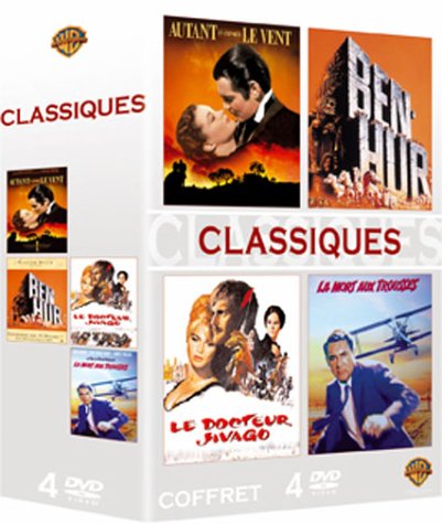 Classiques - Coffret - Autant En Emporte Le Vent + Ben-Hur + Le Docteur Jivago + La Mort Aux Trousses