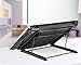 Halter Mesh Laptop Stand and Book Holder, Portable Book Stand for Reading, for Resting Laptop, Notebook, iPad, Tablet Adjustable, Collapsible, Ventilated (Black)