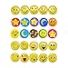 Mini Mental Smiley Smile Face Button Pins for Decoations, Classroom rewards, Birthday Party/Celebrations-1.2 Inch Size - 60 Pack
