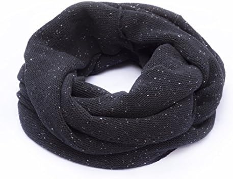 Black Infinity Scarf. Unisex Scarf, Gift For Him Or Her. Versatile Sacrf You Can Also Wear As A Shawl, Shrug, Crisscross Or Infinity Scarf.