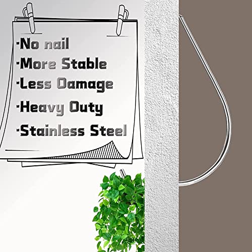 40 Pieces Picture Hangers Super Hooks, PinCute Hercules Hooks Drywall