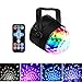 VERKB Portable Stage DJ Light, 7 Color Modes and Sound Activated, Strobe Disco Ball Karaoke Machine for Thanksgiving Day Christmas Party KTV Festival Bar Decorations(Multi-color)