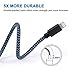 Lightning Cable, Znines 3Pack 3FT 6FT 10FT Nylon Braided 8 Pin Lightning to USB Sync and Charging Cable for Apple iPhone 7/7 Plus/6/6s/6 Plus/6s Plus/5/5c/5s/SE,iPad iPod Nano iPod Touch(Blue)
