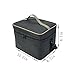 Men's Simple Insulated Lunch Box Tote Bag for Keeping Food Fresh,  Meal Prep Container Carrier, Hiking, Camping, Picnic Basket, With Long Shoulder Strap, Medium Size: 12