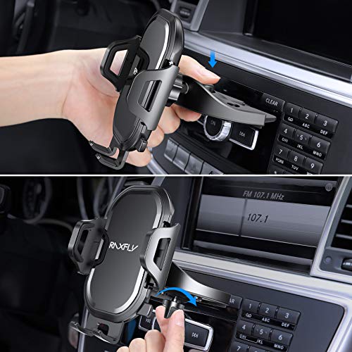 RAXFLY CD Slot Car Phone Mount Universal 360° Rotation CD Player Car