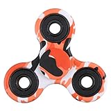 EVERMARKET New Style Premium Tri-Spinner Fidget Toy With Premium Hybrid Ceramic Bearing,Red Camo
