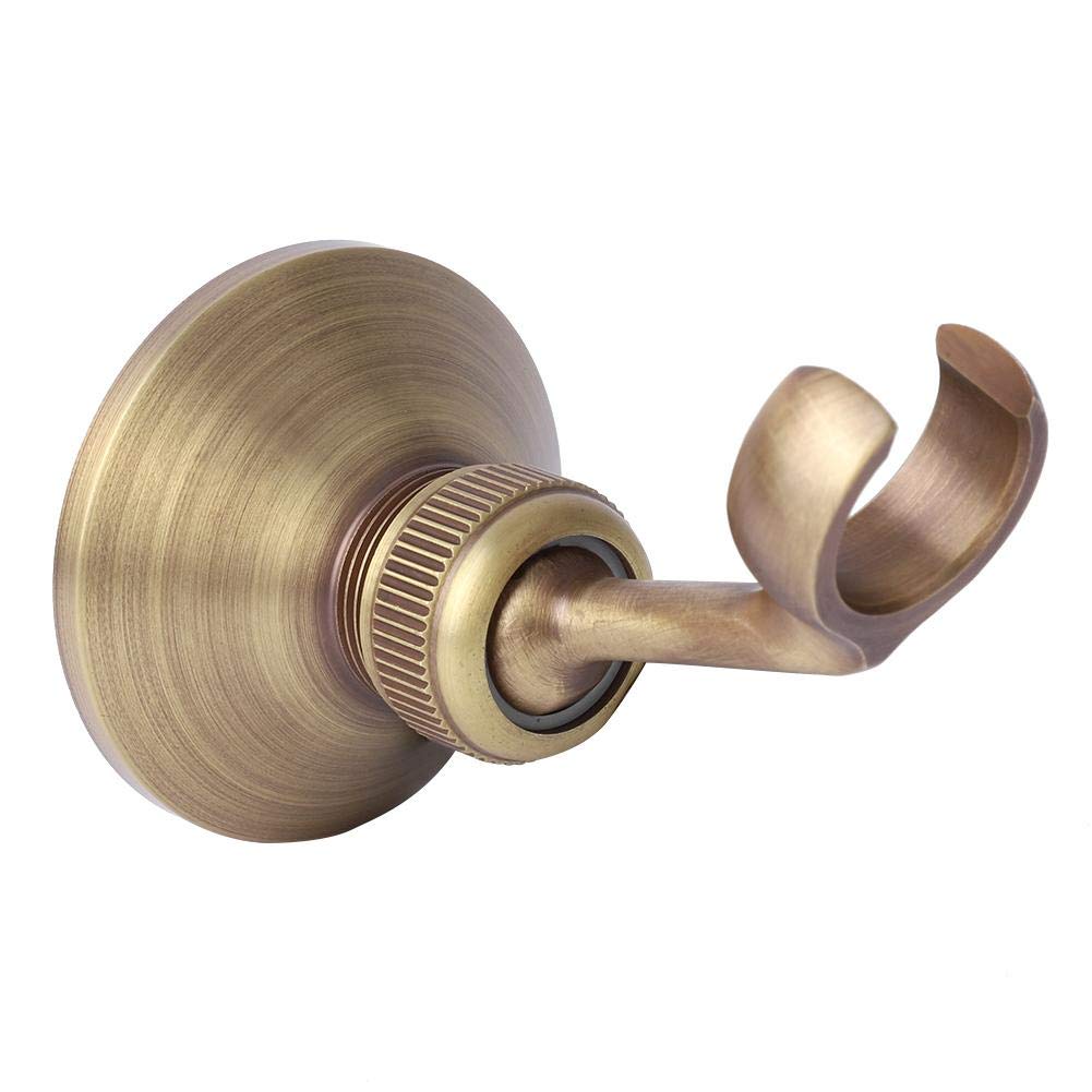 Samfox Adjustable Brass Shower Head Holder Bracket Base for Home Bathroom Accessory