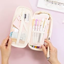 Arnuixty Colorful Large Storage Pencil Case Pen Bag
