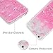 iPhone 6 Plus Case, iPhone 6S Plus Case, Bling Glitter Quicksand Soft TPU Frame & PC Back Shell Cute Pink Flowing Liquid Slim Colorful Painting Bumper Cover & Dust Plug & Stylus KASOS - Flamingo