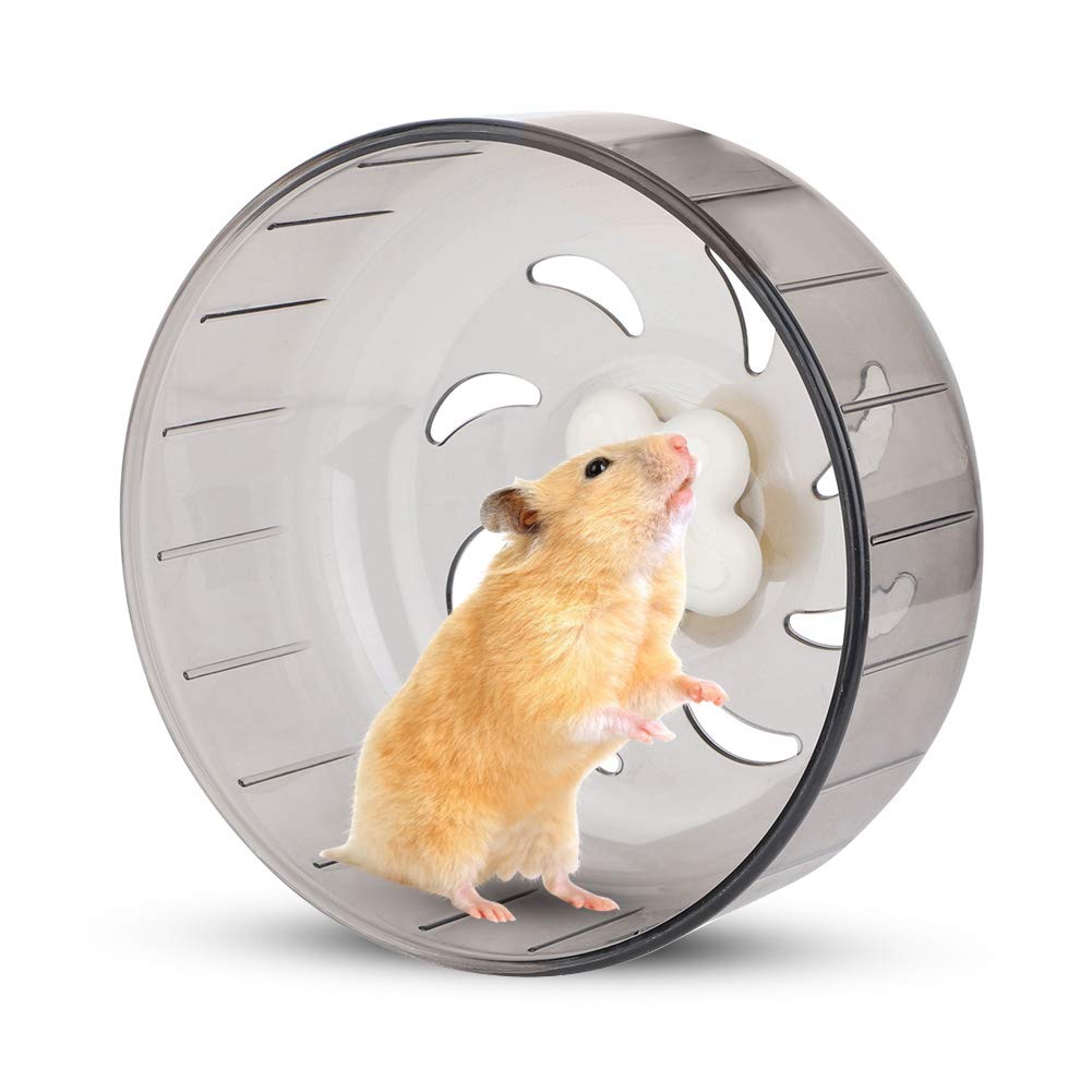 YOUTHINK Hamster Exercise Wheel, 13 cm Silent Plastic Running Toy for Small Pets