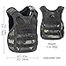Lightbare Mini Tactical Vest Bottle Beer Vest Molle with Adjustable Straps, Beverage Holder for 12oz or 16oz Cans and Bottles, 7 Colors