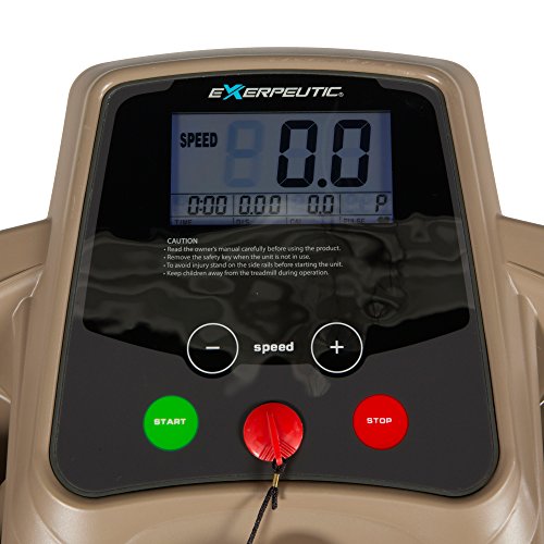 EXERPEUTIC TF2000 Recovery Fitness Walking Treadmill with Full Length