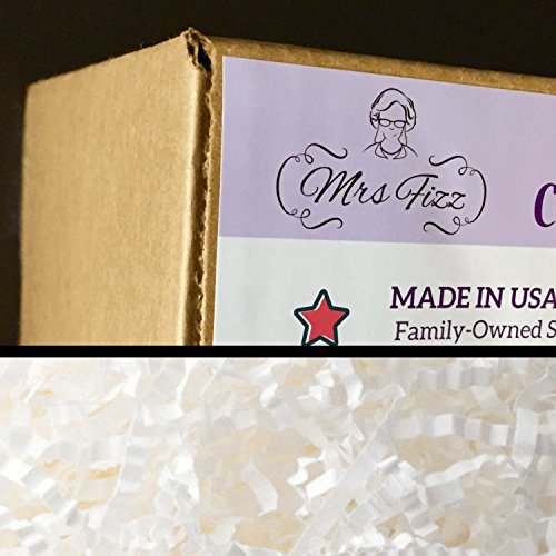 Crinkle Cut Paper Shred Filler for Packing and Filling Gift Baskets , Natural Craft Bedding in White (10 LB, WHITE) - Thumbnail 3