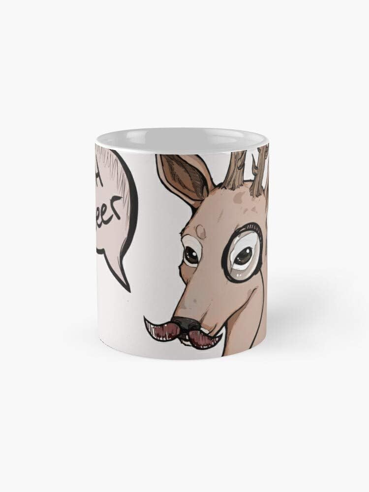 Oh Deer 11Oz Mug - Made From Ceramic - Great Gift For Family And Friends