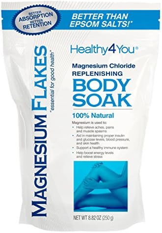 Healthy 4 You Magnesium Flakes Body Soak, 8.8 Ounce