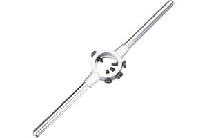 uxcell Die Stock Handle Wrench Holder for Metric M4.5-M6 / 8mm-20mm OD Round Die