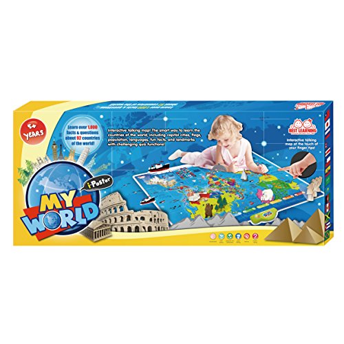 Best Learning i-Poster My WORLD Interactive Map