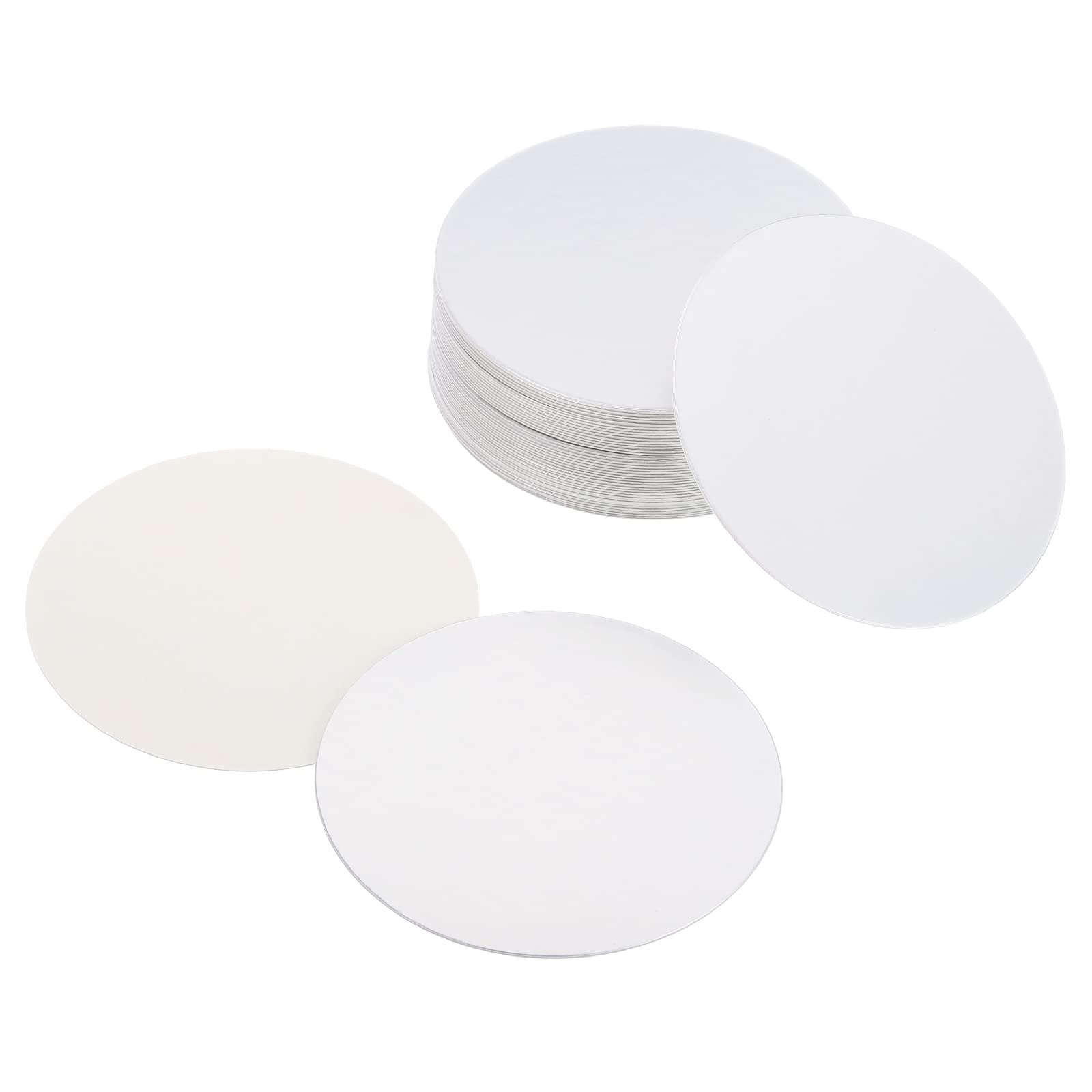 PATIKIL 70mm/2.76" Aluminum Foil Cap Liner, 150 Pack Resistant Tamper Induction Heat Sealer Sealing Liners for PE Plastic Bottle Jar Lid