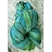 Wool Roving Hand Dyed. Super Soft BFL Combed Top Pre-Drafted for Easy Hand Spinning. Artisanal Craft Fiber ideal for Felting, Weaving, Wall Hangings and Embellishments. 1 Ounce. Myrtle Green